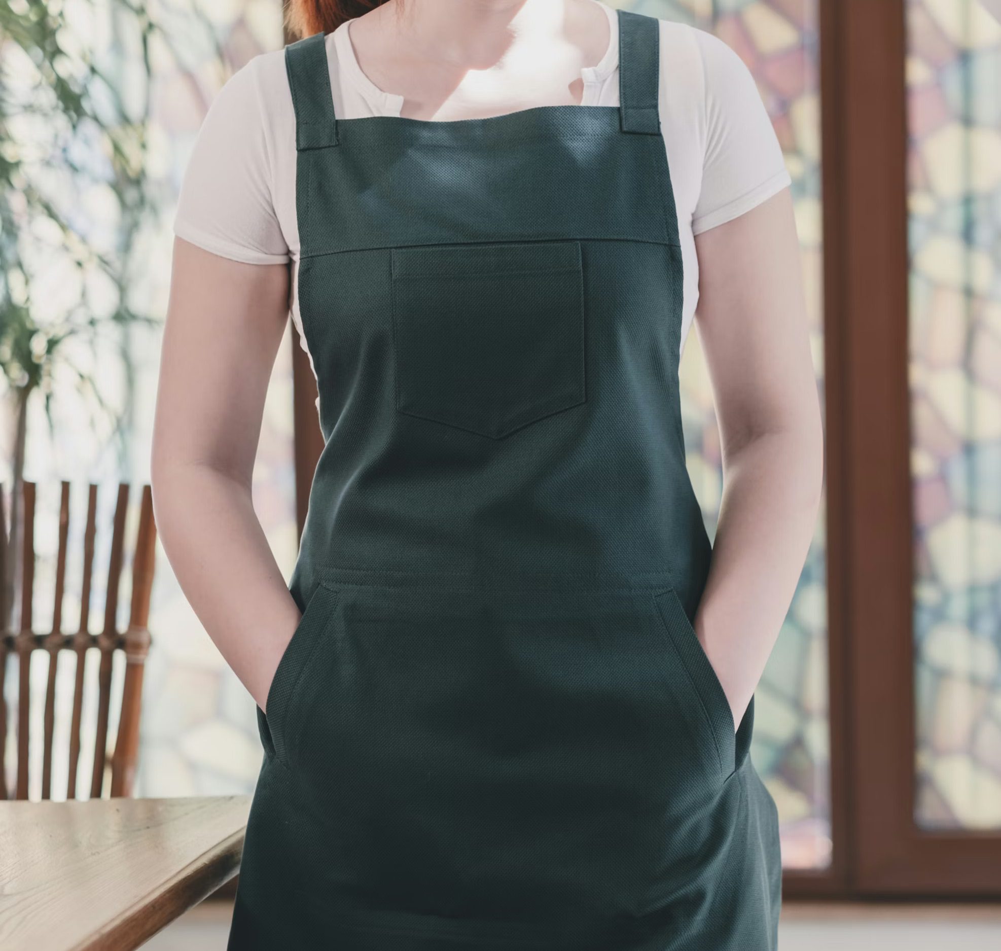 kitchen apron woven article