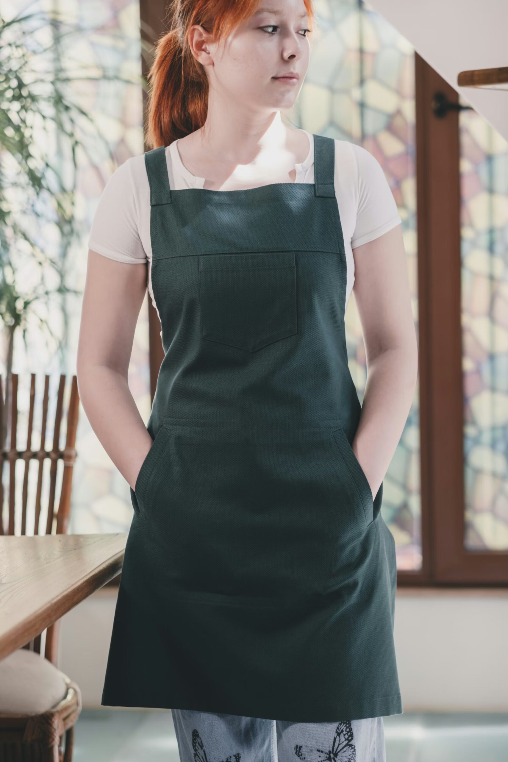 kitchen apron woven scaled